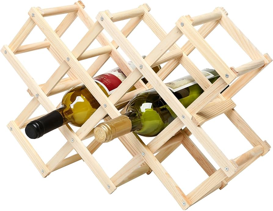 20 bottle timber wine rack